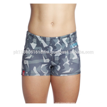 Pantalones cortos de crossfit con estampado de camuflaje para mujeres y niñas, gimnasio, yoga, deportes, ropa, ejercicio